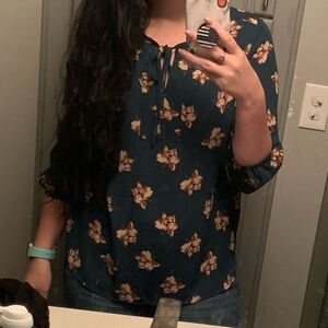 West Kei Floral Print Women's Top